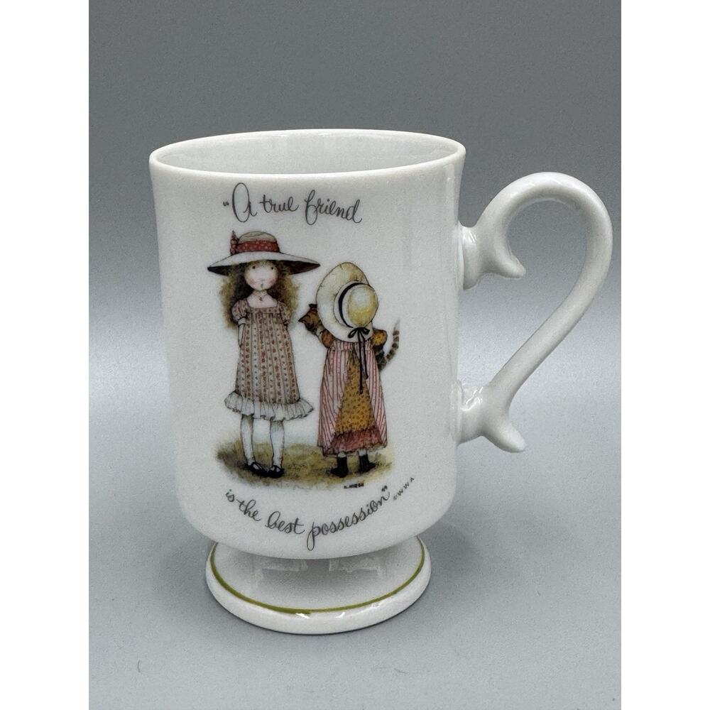 Holly Hobbie Pedestal Cup A True Friend Is The Best Possession